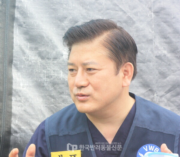 ▲ 국경 없는 수의사회 김재영 대표. 사진 = 문진학 기자